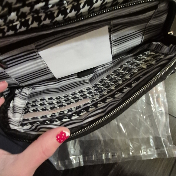 NWT Lug Samba 2 Houndstooth Crossbody Bag - Picture 6 of 8